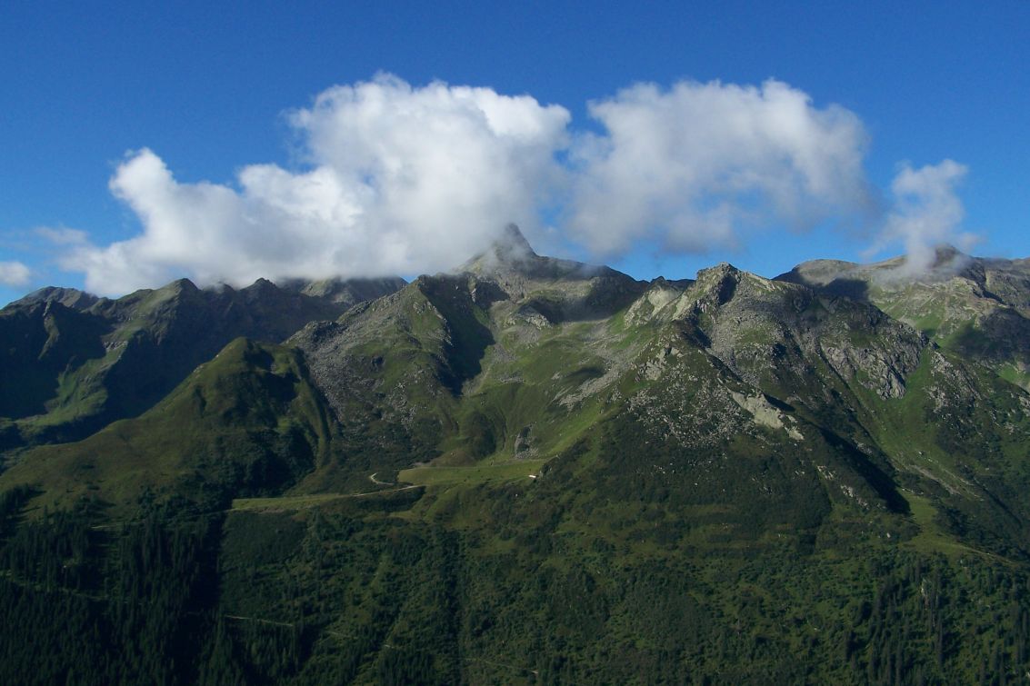 Panorama vom Pflerer Höhenweg